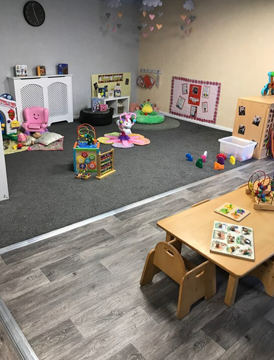 cubs room for 0 - 2 yr olds at Starlight's Daycare Nursery